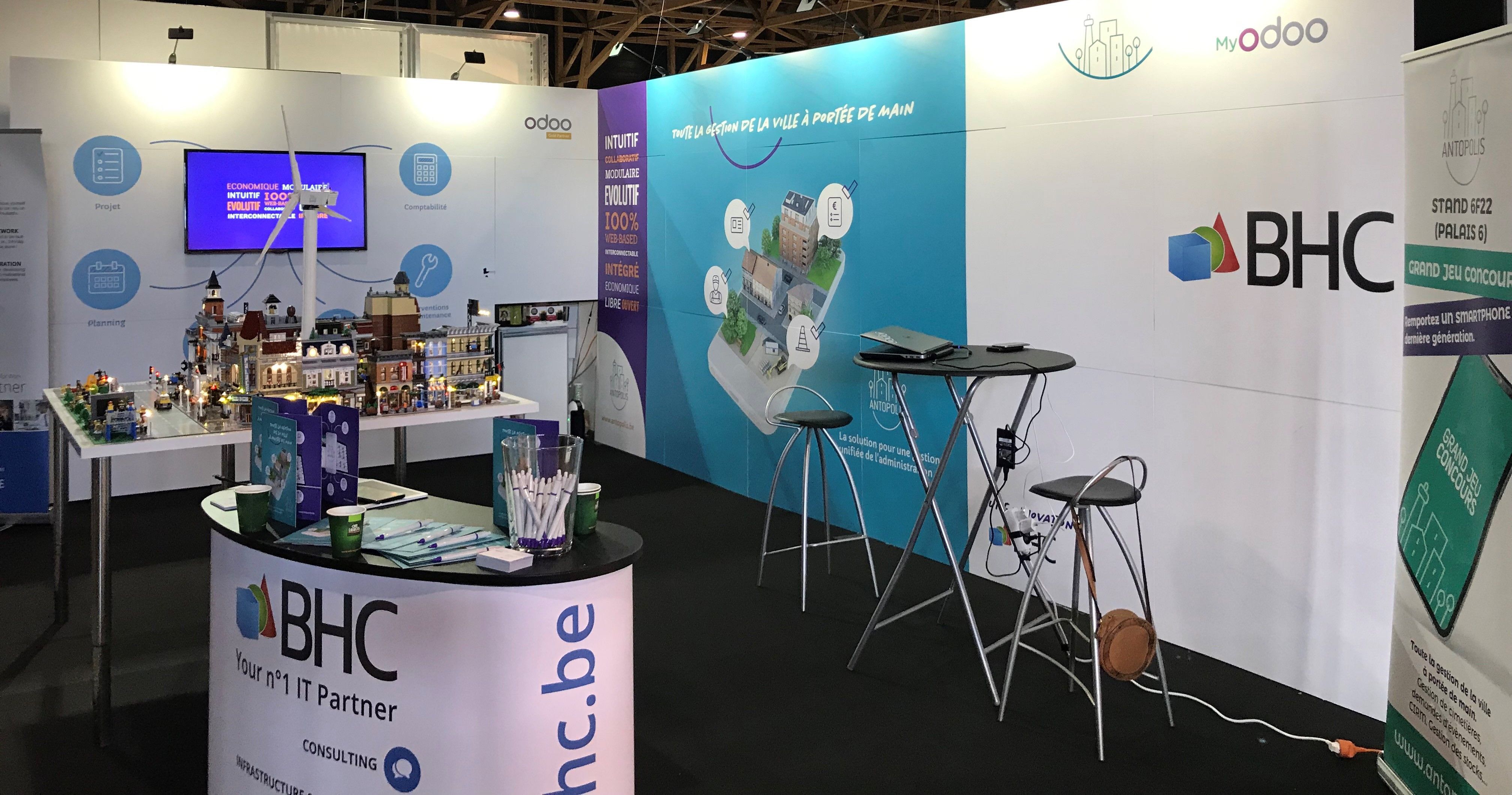 Antopolis, plateforme digitale pour administrations Stand BHC | Antopolis au salon des mandataires