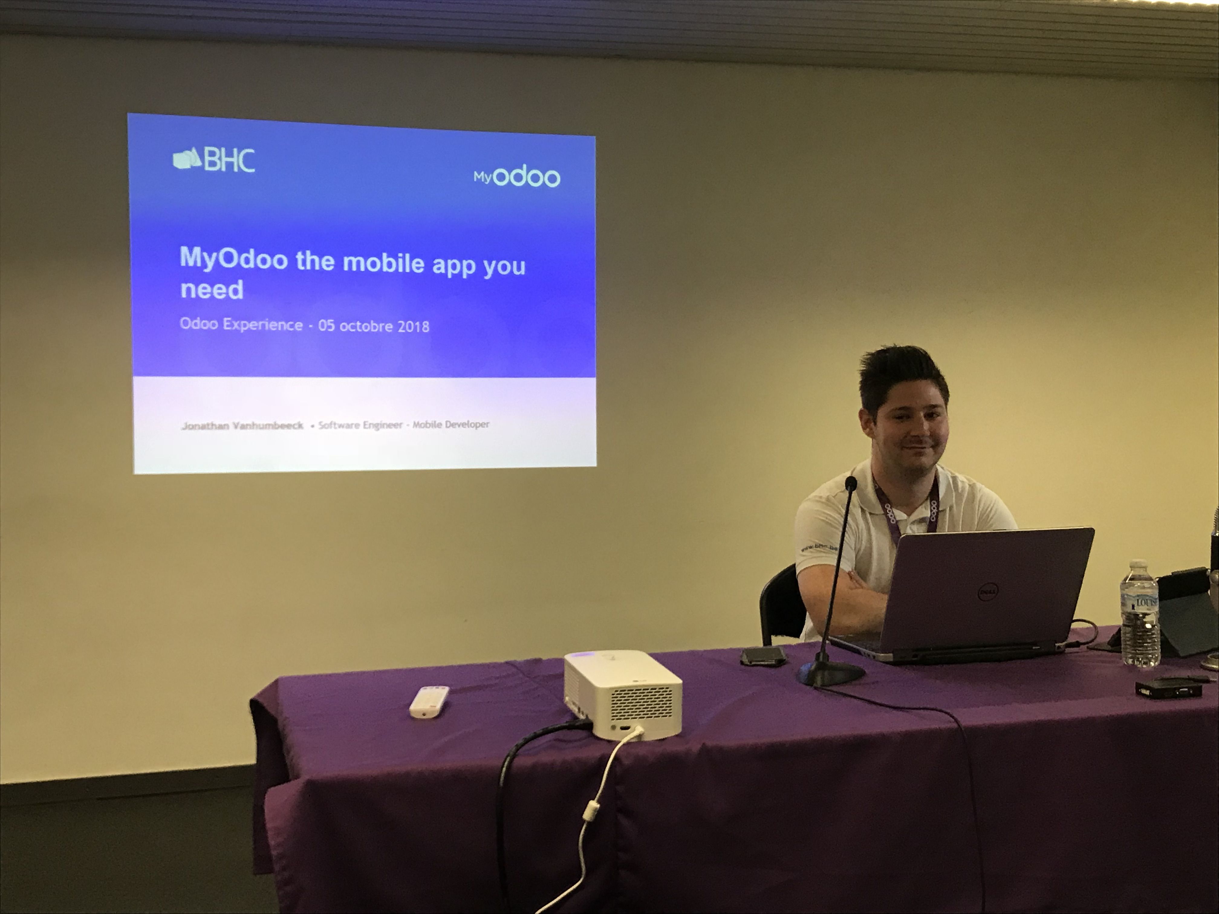 Talk par BHC durant l'Odoo experience day