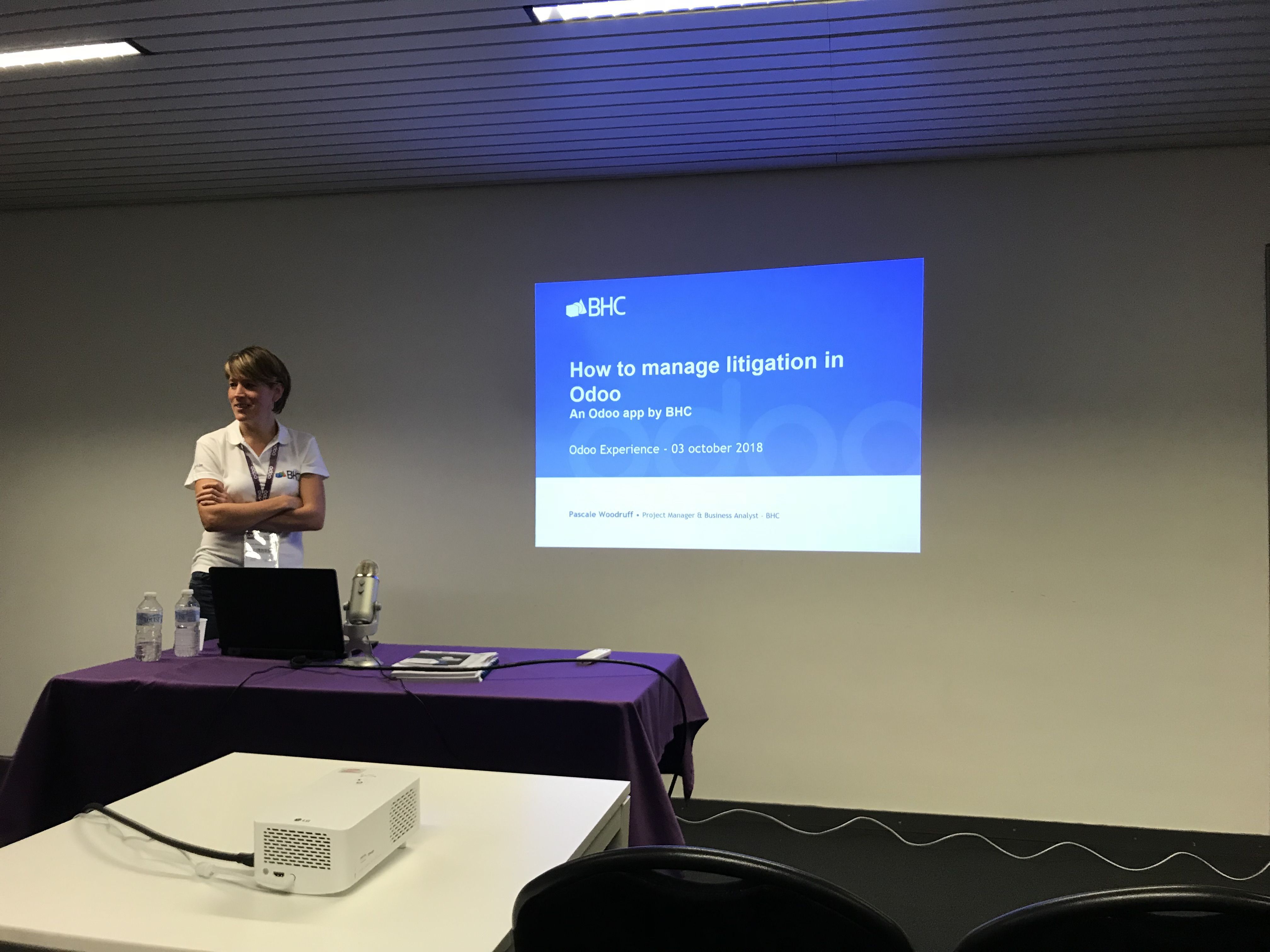 Odoo Experience Days Talk par BHC durant l'Odoo experience day