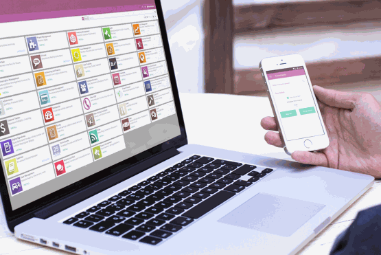 BHC Odoo Partenaire Illustration Odoo sur un ordinateur et sur smartphone