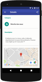 Capture d'écran de l'application Antopolis